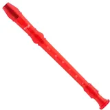 Stagg REC-BAR/TRD Blockflöte mit barocke Griffweise rot