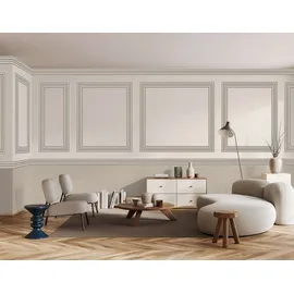 Marburg Bordüre Illusionary Bliss 18 cm 10 m beige/grau 34459