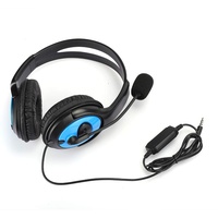Sluffs Gaming-Headset Mit Mikrofon, Gaming-Headset Für PS4, A4 ABS, Leichtes Gaming-Headset, Rauschunterdrückung, Mikrofon, Kopfhörerausrüstung Für PS4/X ONE