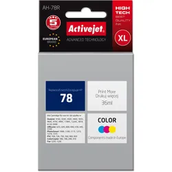 Activejet Ink AH-78R für HP Drucker, Ersatztinte HP 78 C6578D; Premium; 36 ml; F
