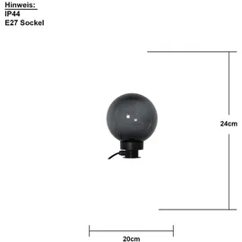 Star Trading Orby schwarz, Ø 20 cm