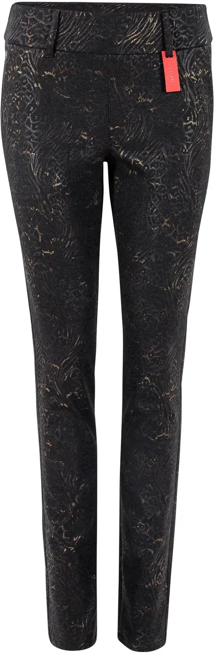 Alberto Hose Lucy Golden Print, schwarz/gold