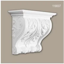 PROFHOME DECOR Konsole PROFHOME 119007 weiß 2 St. 120 x 20 x 10 cm