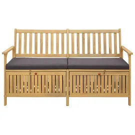 vidaXL Sitzbank 148 x 63 x 84 cm Grau