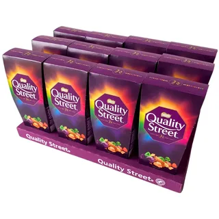 (15,69 EUR/kg) Quality Street, Pralinenmischung und Toffees, 12 x 265g Karton