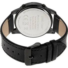 ZEIT-BAR Funk-Armbanduhr mit Datums- und Wochentagsanzeige, Stoppuhr,