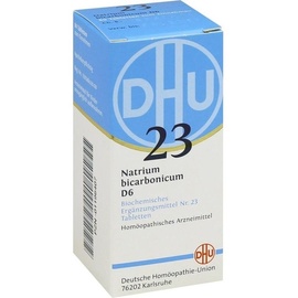 DHU-ARZNEIMITTEL BIOCHEMIE DHU 23 Natrium bicarbonicum D 6