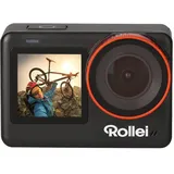 Rollei Actioncam one - Die Neue 4K Action-Cam mit 60FPS, 5 Meter Wasserdicht, ohne Gehäuse, 30 Meter mit Gehäuse und umfangreichen Zubehör