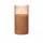 MARELIDA LED Kerze im Glas Windlicht H: 15 cm D: 7,5 cm rosa