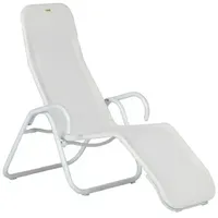 ACAMP Calypso Sonnenliege 137 x 75 x 107 cm Weiß