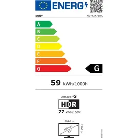 Sony BRAVIA KD-43X75WL 43" LED 4K UHD HDR