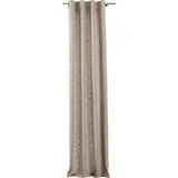 MYDECO Schlaufenschal Leinen-Look (B x H: 135 x 245 cm, 100 % Polyester, Beige)