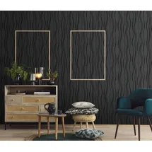 Erismann Vliestapete 10,05 x 0,53 m schwarz 13191-30