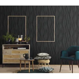 Erismann Vliestapete 10,05 x 0,53 m schwarz 13191-30