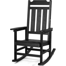 Vevor Schaukelstuhl HIPS 87 x 110 x 0 cm Schwarz