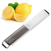 camolo BAESTO Parmesanreibe Küchenreibe Edelstahl 2in1 Fein & Grob Käsereibe Scharf Gemüsereibe Zester Rostfrei Muskatreibe Reibe