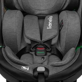 lionelo Harmony i-Size grey graphite leather