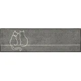 Wash+Dry Lovetails 35 x 120 cm Grau