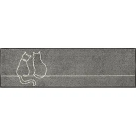 Wash+Dry Lovetails 35 x 120 cm Grau