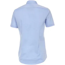 Venti Kurzarmhemd blau Baumwolle, blau, NOS