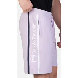Sergio Tacchini Shorts SERGIO TACCHINI "ABBEY Herren", Mädchen, Gr. L, EURO-Größen, lila (orchid petal, weiß), 100% Baumwolle, Hosen Shorts, Shorts Herren, kurze Hose, Badeshorts, Strandshorts, Outdoor, Sale
