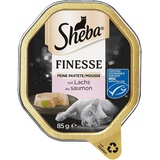 Sheba Finesse Pastete/Mousse mit Lachs MSC 85g