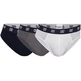Cristiano Ronaldo CR7 Basic Slip 3er Pack Weiß / Grau / Dunkelblau M