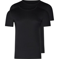 Skiny T-Shirt 2er Pkg. Black