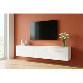 LeGer Home by Lena Gercke Essentials Lowboard 277 cm Weiß MDF/Metall
