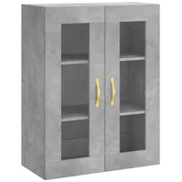 VidaXL Wandschrank Betongrau 69,5x34x90 cm