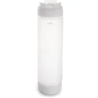 Lacor - 61980 - Flaschenflasche, Soßenbehälter, Soßenflasche, Polypropylen, Nicht tropfend, Silikondüse, BPA frei, 700 ml