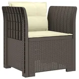 vidaXL 1-Sitzer Sessel 1 x 1 x 1 cm hellgrau