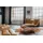 KAWOLA Relaxliege SIRY Polsterliege Leder cognac