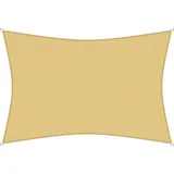 sunprotect 83487 Professional Sonnensegel 3,5 x 2,5 m Rechteck wind- & wasserdurchlässig, beige