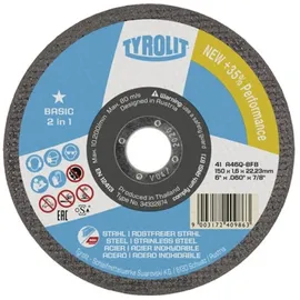 TYROLIT Trennscheibe Basic* 2 in 1, Scheiben-Ø: 125 mm
