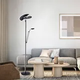 Paul Neuhaus Neuhaus PURE LED-Stehlampe Pure Mutil Alu, Eisen, Stahl & Metall Schwarz