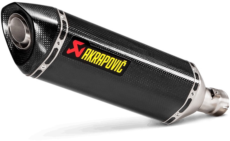 Akrapovic Slip-On Line Carbon Achterdemper, carbon