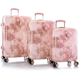 HEYS Black Camo Koffer-Set 3-tlg. rosa