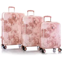 HEYS Black Camo Koffer-Set 3-tlg. rosa
