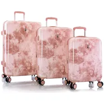 HEYS Black Camo Koffer-Set 3-tlg. rosa