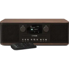 Pure Classic C-D6 Digitalradio Coffee Schwarz/Walnuss EU/UK