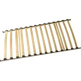 ACAZA Stabiler Lattenrost 90 x 190 cm, Holzlatten aus 100% Buche, Kopfteil Nicht verstellbar, für jedes Bett und Jede Matratze kompatibel, 14 Federleisten