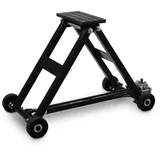 BITUXX KFZ Scherenlift Scherenwagenheber 2,5T flach Wagenheber 2500 Kg Hubhöhe von 11 cm bis 48 cm inkl. Gummiauflage und praktischer Handkurbel Schwarz