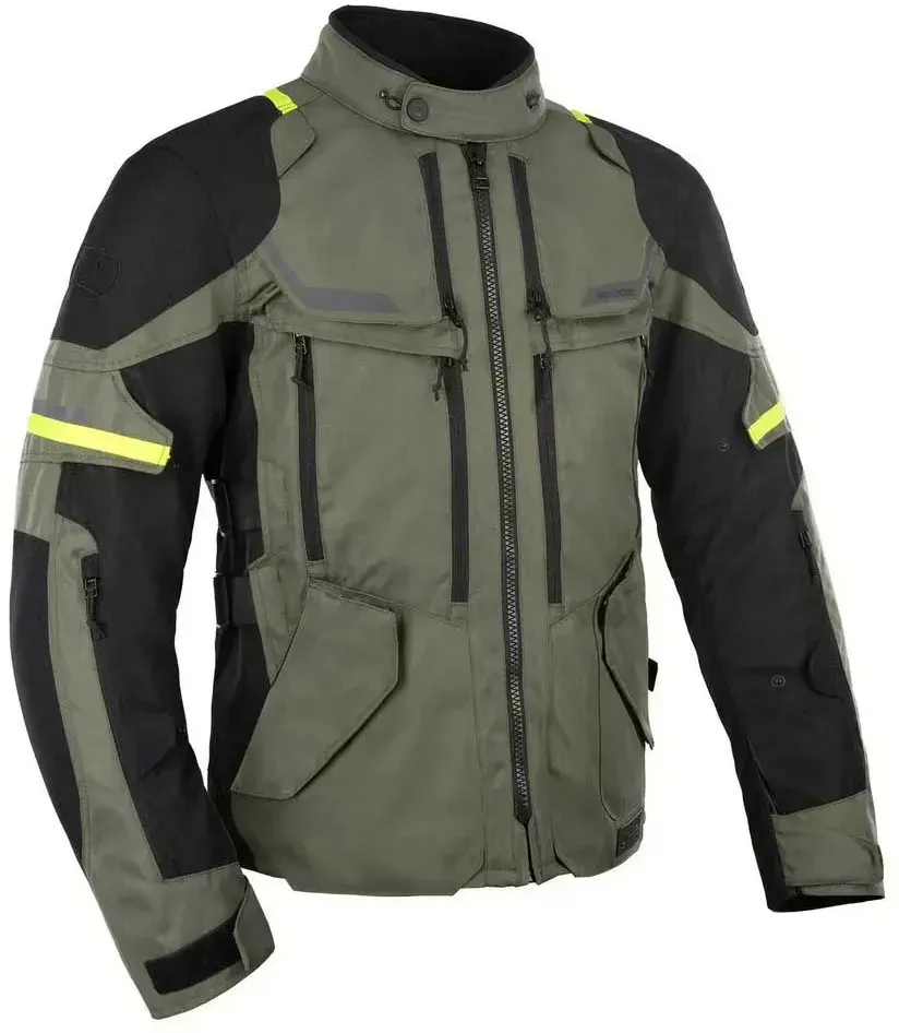 Oxford Rockland Jacke - Brown / Black / Yellow - 2XL