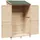 vidaXL Gartenhaus 1,06 x 0,56 m Beige