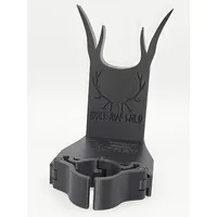 Generisch Gewehr Langwaffenhalter Waffenschrank Jäger Magnet Clip System 3D Druck (Schwarz, 19mm)
