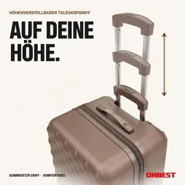 onbest Kofferset 4-tlg. braun