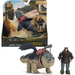 Drachenzähmen leicht gemacht - Wikinger & Drachen Actionfiguren-Set, Fleischklops & Fischbein