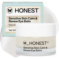 Honest Beauty Sensitive Skin Calm Renew Augenbalsam, feuchtigkeitsspendend, straffend, hypoallergen, parfümfrei, vegan, 14,2 g