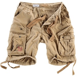 Surplus Airborne Vintage Shorts, beige, Größe S für Männer